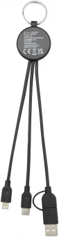 6in1 laadimiskaabel võtmerõngaga