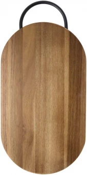 Akaatsiapuust lõikelaud leivanoaga Prestige