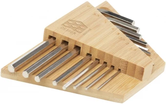 Allen bambusest kuuskantvõtmete komplekt