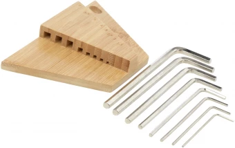Allen bambusest kuuskantvõtmete komplekt