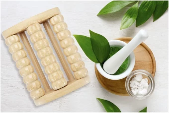 Bambusest jalamassažirull Venis