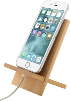 Bambusest mobiilihoidja Gibba