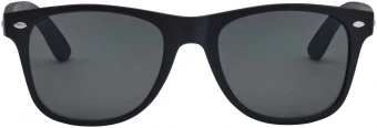 Arlo bamboo sunglasses with black coating