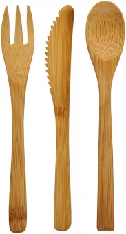 Bambusest söögiriistade komplekt Celuk