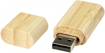 Bambusest USB 2.0 mälupulk-võtmehoidja