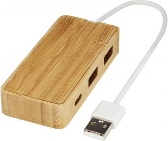 Bambusest USB hub 'Tapas'
