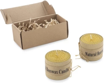 Beeswax candle set HANNI
