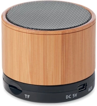 Bluetooth kõlar ROUND BAMBOO