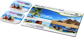 Brite-Mat® hiirematt ja klaasialus komplekt combo 3