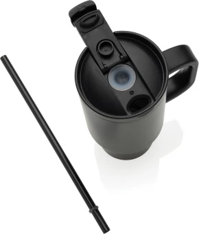 Cruiser taaskasutatud roostevabast terasest kõrrega kompaktne joogitops  480ML