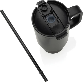 Cruiser taaskasutatud roostevabast terasest kõrrega kompaktne joogitops 480ML