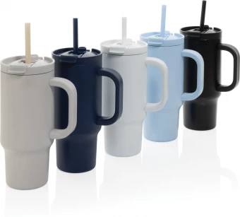 Cruiser taaskasutatud roostevabast terasest kõrrega kompaktne joogitops 480ML