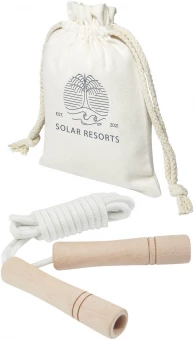 Denise puidust hüppenöör puuvillases kotis