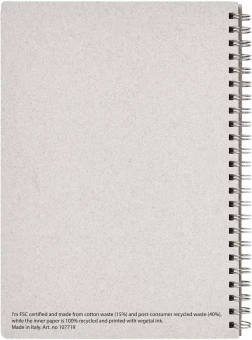 Download image Bianco A5 size wire-o notebook