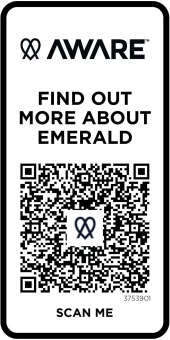 Emerald lühikeste varrukatega unisex taaskasutatud polo Aware™