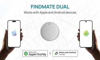 Esemeleidja Findmate Dual IPX 5