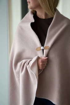 Fleece Plaid/Poncho
