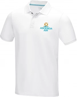 Graphite short sleeve men’s GOTS organic polo