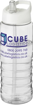 H2O Treble 750 ml spout lid sport bottle