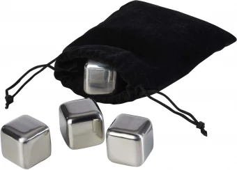 Froz stainless steel ice cubes set