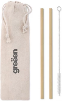 Joogikõrte komplekt NATURAL STRAW