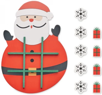 Jõuluteemaline puidust trips-traps-trull Hohotoe