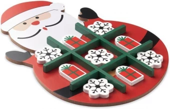 Jõuluteemaline puidust trips-traps-trull Hohotoe