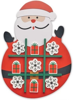 Jõuluteemaline puidust trips-traps-trull Hohotoe