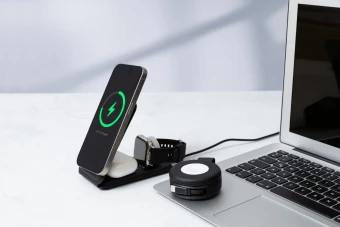 Juhtmevaba laadija ja telefonihoidja LuxCharge Stand RPU