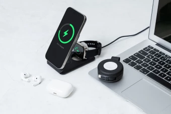 Juhtmevaba laadija ja telefonihoidja LuxCharge Stand RPU