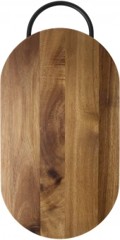 Julienne acacia wood chopping board with handle