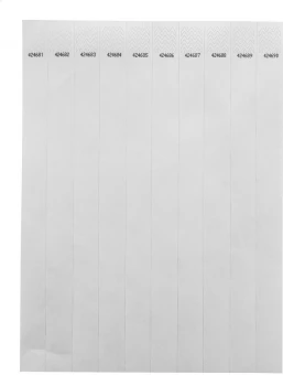 Käepaelad Wristvek tyvek (10 tk)