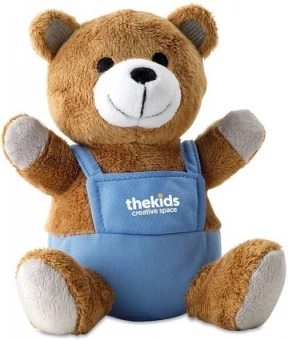 Bear plush w/ advertising pants