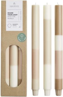 Kihilise värviga lauaküünlad Originalhome