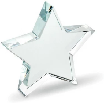 Klaasist tähekujuline auhind Starward