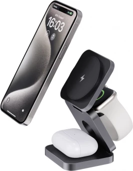 Kokkupandav laadija 3in1, 15W