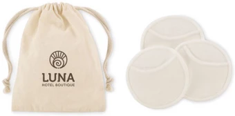 Reusable face cleaning pad set