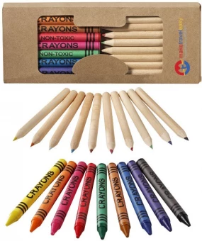 Kriitide ja värvipliiatsite komplekt