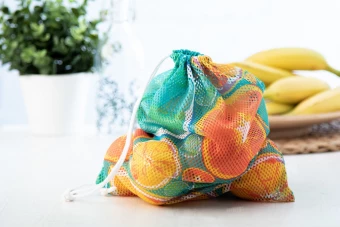 Krookpaeltega kott SuboProduce Mesh