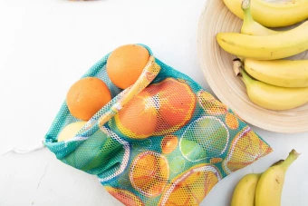 Krookpaeltega kott SuboProduce Mesh