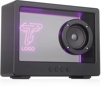 Läbipaistev 5W juhtmevaba kõlar RGB-ga