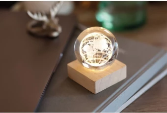 LED klaaskera Globe Light