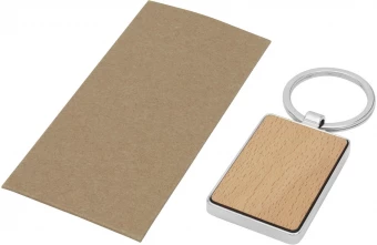 Mauro võtmehoidja pöökpuust, ristkülikukujuline