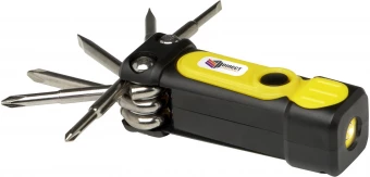 Octo 8-1 RCS taaskasutusplastist kruvikeeraja komplekt taskulambiga