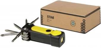 Octo 8-1 RCS taaskasutusplastist kruvikeeraja komplekt taskulambiga