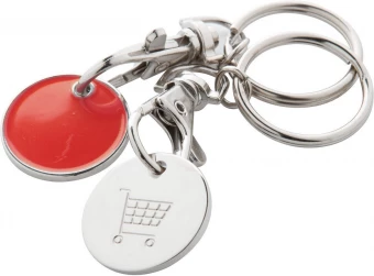 Ostukäru mündiga võtmehoidja Euromarket