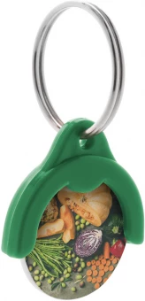 Trolley coin keyring Token