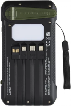 Päikesepaneeliga akupank Soldy 10000mAh RCS