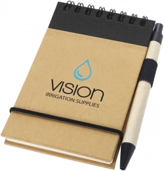 Zuse A7 recycled jotter notepad with pen