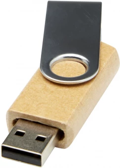Pöörlev taaskasutatud paberist USB 3.0 mälupulk